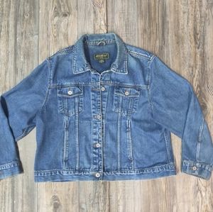 Eddie Bauer Blue Denim Jean Jacket